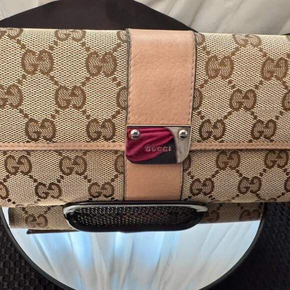 Gucci Canvas Long Wallet - Picture 1 of 9